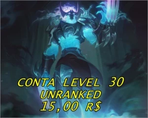 Contas lvl 30 League of Legends LOL