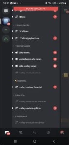 Conta Discord Aprovada Cidade Alta - Valley - GTA