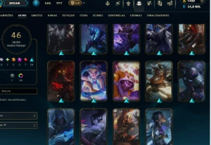 Vendo Conta Viego Skin Exaltada E Skins Prestigio Zed/Sett/K - League of Legends LOL