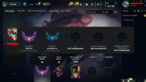 Conta MESTRE LoL // 62%WR - MESTRE 600 PDL - League of Legends