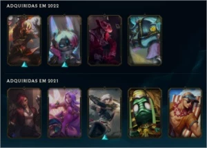 Conta lol Ouro 4 | 11 skins | honra 2 | M7 250k de riven - League of Legends
