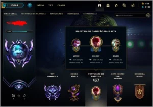 CONTA LOL  DIAMANTE 2 TFT + 292 SKINS -  MESTRE S8 S9 MMR D1 - League of Legends