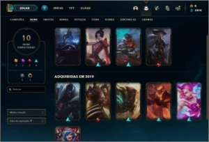 Conta prata 4 com 10 skins e 20 champs - League of Legends LOL