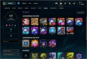 Conta prata 4 com 10 skins e 20 champs - League of Legends LOL