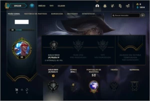 Conta prata 4 com 10 skins e 20 champs - League of Legends LOL