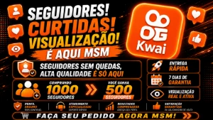 Seguidores/ Kwai/ Baratos