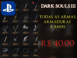 Todas as Armas, Armaduras e Anéis - Dark Souls 3 PS4/PS5 - Outros