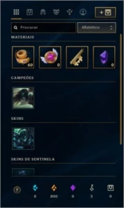 Conta League of Legends unranked, 20k de IP, borda honra 4. LOL