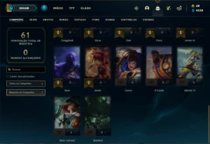 Conta prata 3 com 32 Champs e 19 Skins + 400 RP - League of Legends LOL