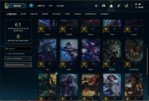 Conta prata 3 com 32 Champs e 19 Skins + 400 RP - League of Legends LOL