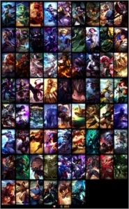 Conta LoL Borda Platina 69 Champions 28 skins - League of Legends