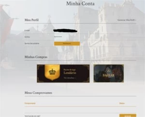 Black Desert SA - DK 60 - Conta Lendária - Barraca P2W