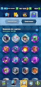 Clash Royale +6 anos, 90% Full, +7500 troféus, nível maximo