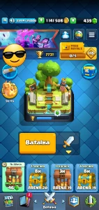 Clash Royale +6 anos, 90% Full, +7500 troféus, nível maximo