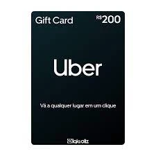 gift uber so hoje ! tempo temporario - Gift Cards