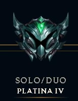 CONTA PLATINA 4 - League of Legends LOL