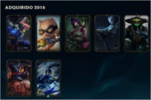 LEVEL 40 UNRANKED, +44 CHAMP, +24 SKINS, +EMOTE DEFENSOR - League of Legends LOL