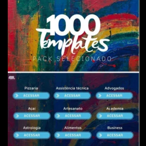 1000 Templates Criativos - Serviços Digitais