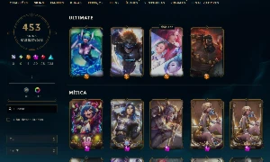 Conta league of legends 453 skins e 1600 reais gastos