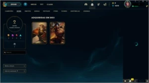 Conta prata 1 65% Winrate - League of Legends LOL