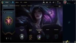 Conta prata 1 65% Winrate - League of Legends LOL