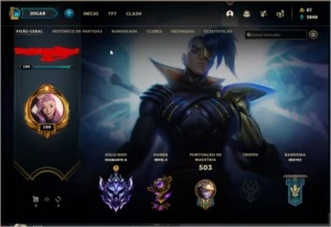 Conta lol diamante 2 102 skins faltando 16 champions