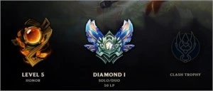 Conta LoL (Diamante 1) 115 Campeões 76 Skins 53k EA 7 Gemas - League of Legends