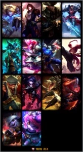 CONTA DE LOL PRATA V +53 CAMPEÕES+10 SKINS - League of Legends