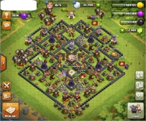 CLASH OF CLANS CV 11 LVL 134