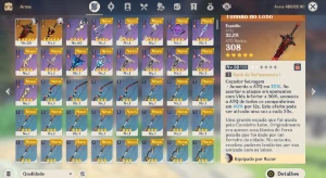 AR27 - Itto com Chifres + Razor com Tumulo do Lobo + 5 tiros - Genshin Impact