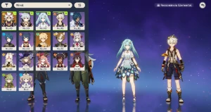 AR27 - Itto com Chifres + Razor com Tumulo do Lobo + 5 tiros - Genshin Impact