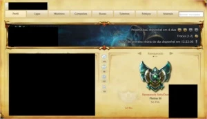 Conta League Of Legends Lv 30 Plat III LOL