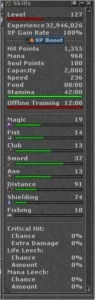 Paladin Level 127 Belobra Com 2 Runas de Charm Non Pvp - Tibia