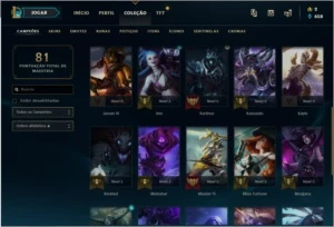 Conta diamante 4 s10 smurf 78% wr - League of Legends LOL