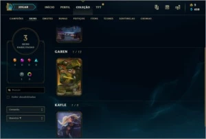 Conta diamante 4 s10 smurf 78% wr - League of Legends LOL
