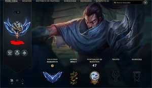 CONTA DIAMANTE 4 MMR ALTO + 20K ESSENCIA - League of Legends LOL