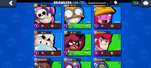 Conta 24 Brawlers com domínio e acessorio | emoje raro | 3.5 - Brawl Stars