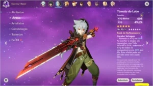 AR 55 Xiao + Lança de jade - Zhongli - Klee c1 - Mona c1 - Origin