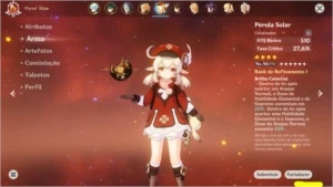 AR 55 Xiao + Lança de jade - Zhongli - Klee c1 - Mona c1 - Origin