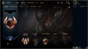CONTA CHALLENGER FLEX 550 PDL - League of Legends LOL
