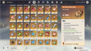 Conta Genshin AR 55, 7 Personagens 5 estrelas - Genshin Impact