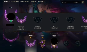 CONTA LOL MESTRE 359PDL 56% WINRATE MMR GRÃO-MESTRE - League of Legends