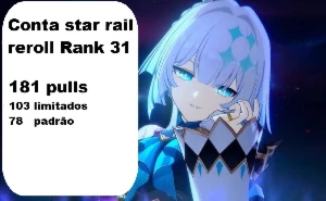 HONKAI STAR RAIL Reroll com Jade Estelar Rank 31