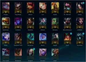 Conta para smurfar com muita skin boa - League of Legends LOL