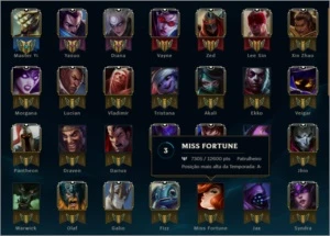 Conta para smurfar com muita skin boa - League of Legends LOL
