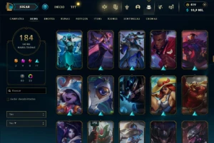 Fullacesso - Conta De 2017 - 184 Skins - Level 337 - 153 Cam - League of Legends LOL