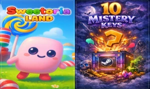 ✨🎮PACK JOGO SWEETORIA LAND (STEAM KEY)+10 "MISTERY KEYS"🎮✨