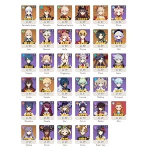 GENSHIN AR56 AYAKA C1, HU TAO, KAZUHA, YOIMIYA, XIAO - Genshin Impact