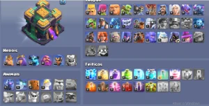 🔥 CV14 | Liga 17 | 2.128 Gemas | Equip. Bons - Clash of Clans