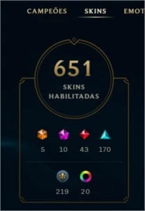 Conta do League of Legends (Vender Rápido) LOL